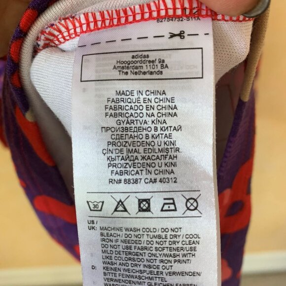 2/$40 adidas CNY collection Fleece long sleeve minidress with pockets - Picture 7 of 11